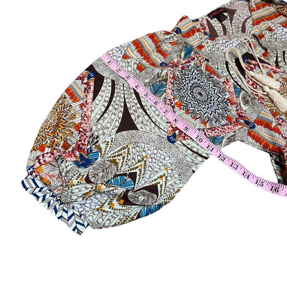 Rock & Roll Cowgirl Tunic Mini Dress Bohemian - image 6